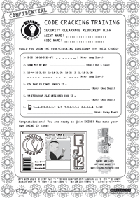 EJ12 Girl Hero Code Cracking Activity Sheet